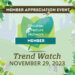 Graphic of the trend watch event that is taking place on November 29, 2023