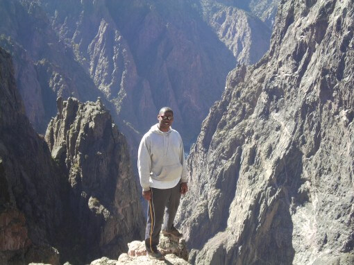 The author at Black Canyon in Gunnison National Park in Colorado.