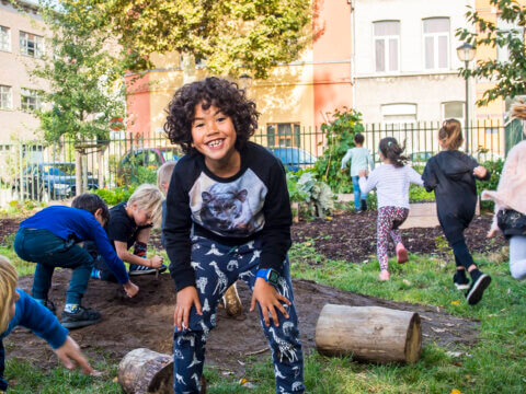 Around the world, green school grounds benefit children, communities and the environment